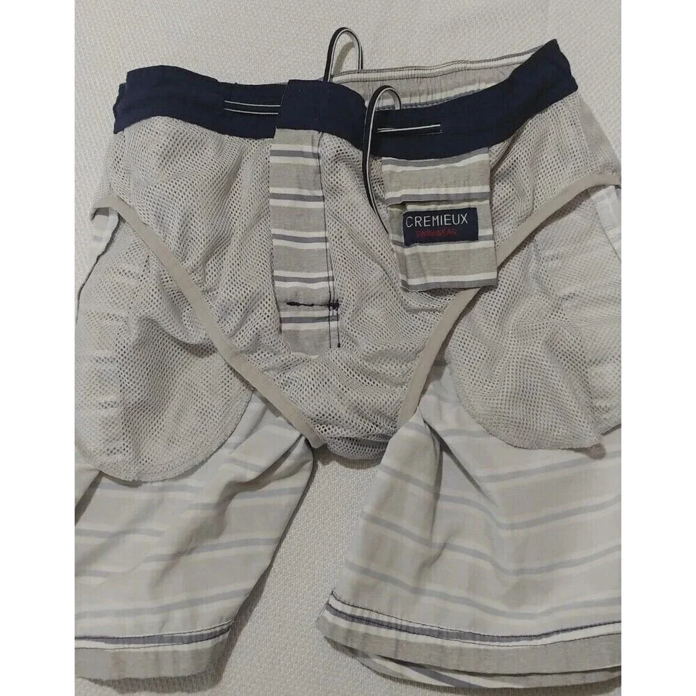 Daniel Cremieux Swim Shorts For Men Size Medium Gray Trunks - Picture 5 of 8